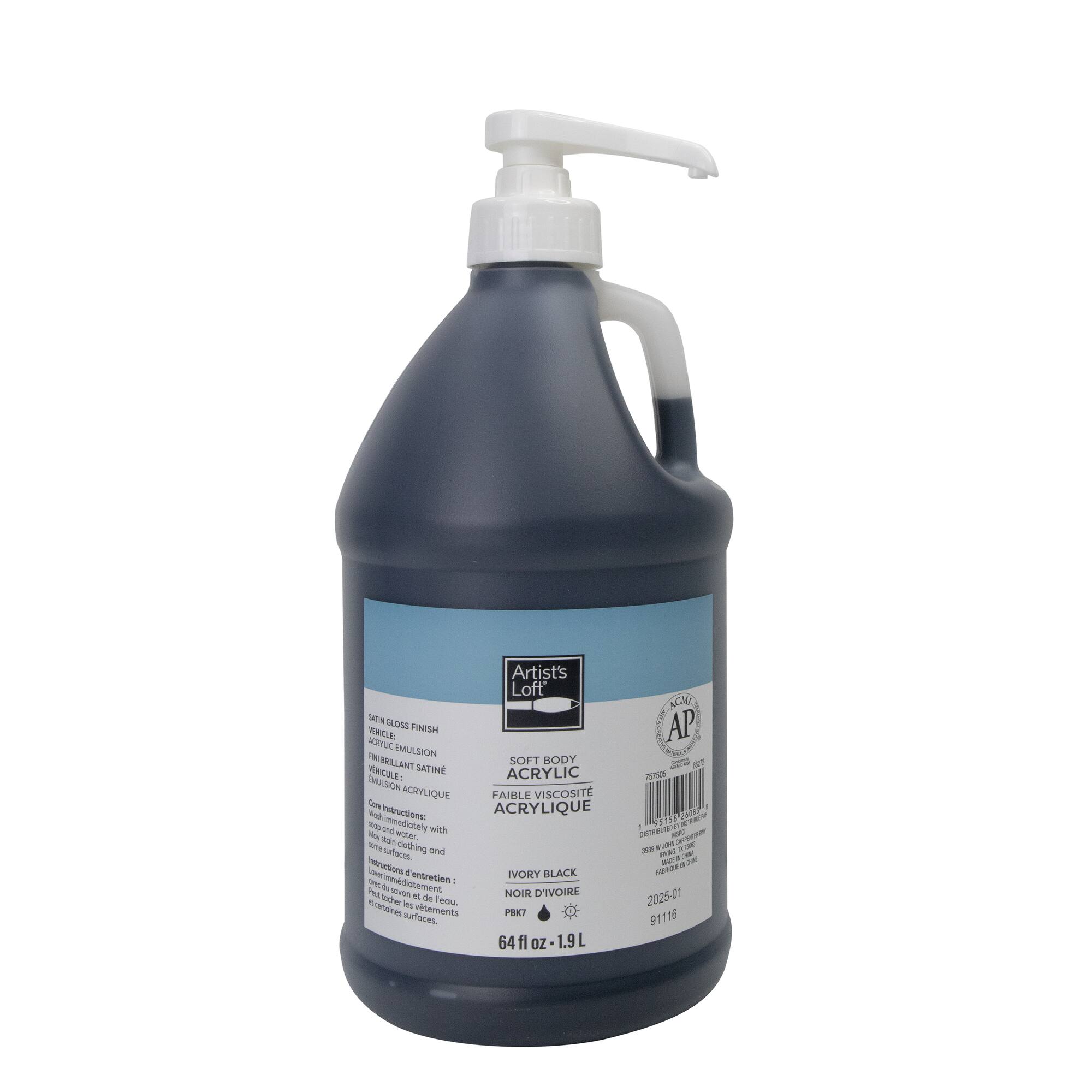6 Pack: 64oz. Soft Body Acrylic Paint by Artist's Loft